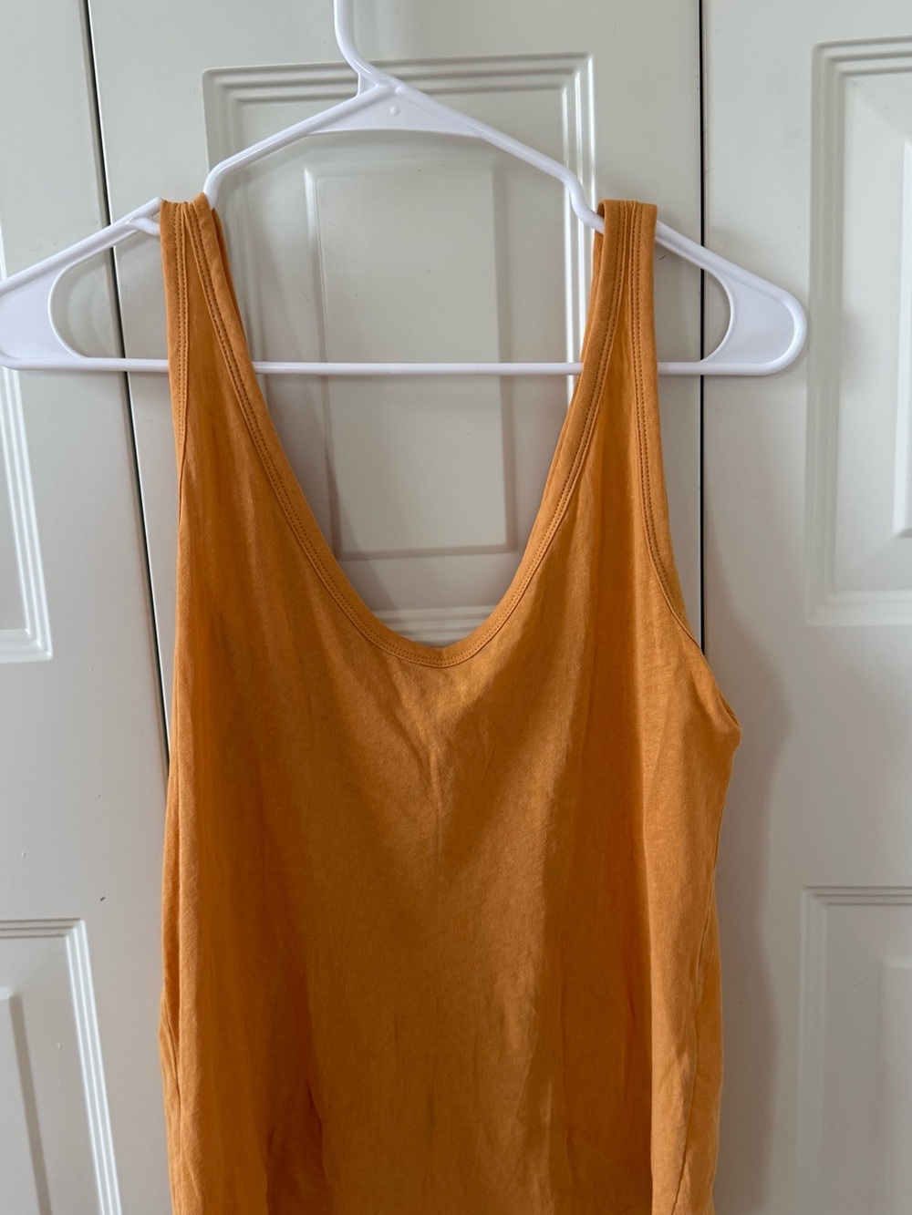 Everlane Golden Orange Scoop Neck Tank